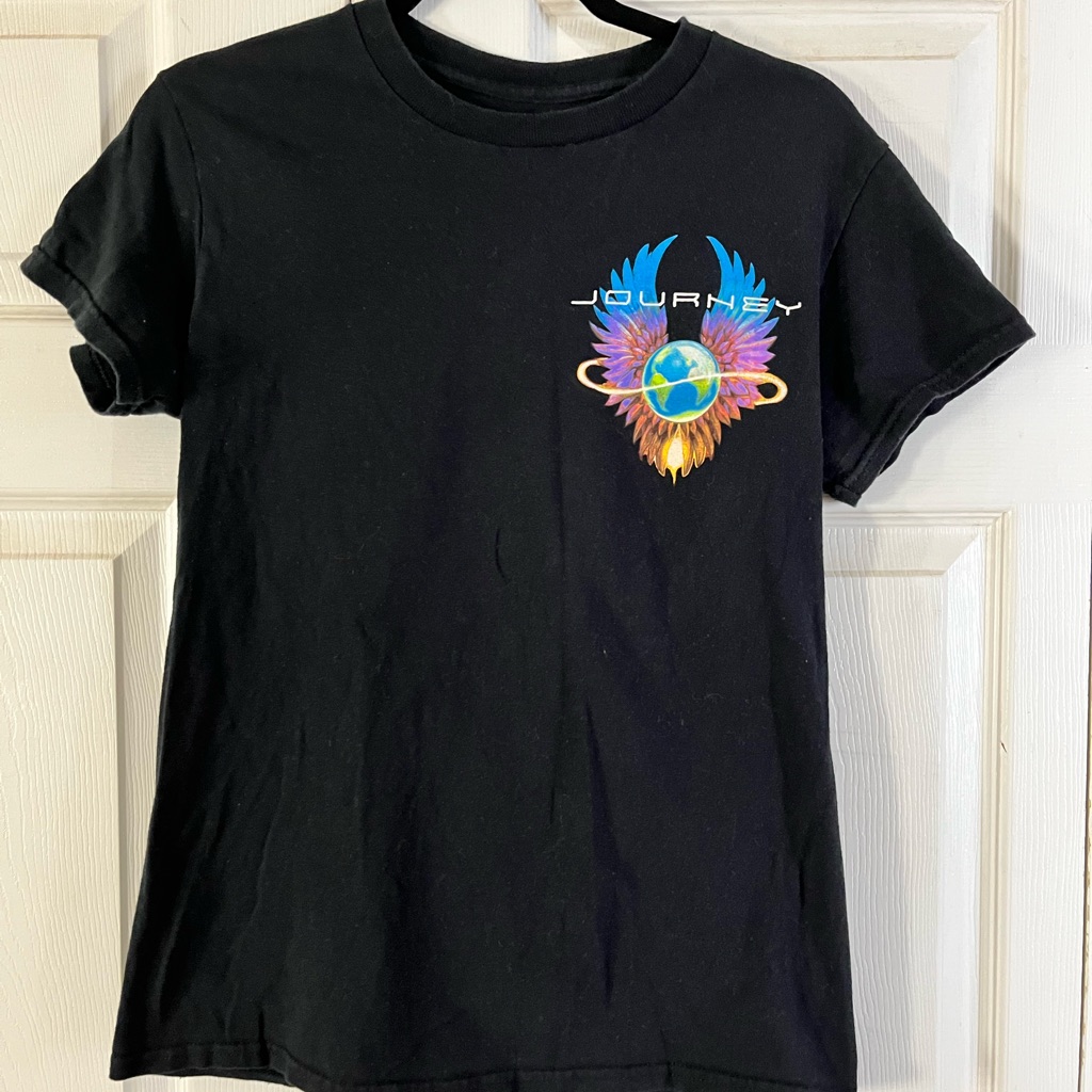 Black Graphic Tee  Short Sleeve